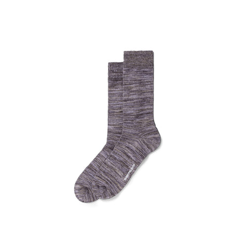 Norse Projects Bjarke Cotton Twist Sock Crocus Purple N82-00046017 Degli Uberti